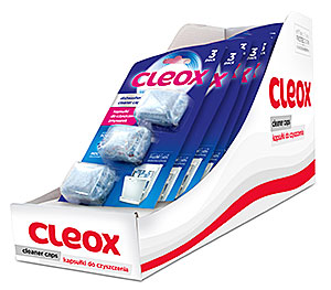 CLEOX − kapsułki do czyszczenia zmywarek | Marba Sp. z o.o. Sp. k.